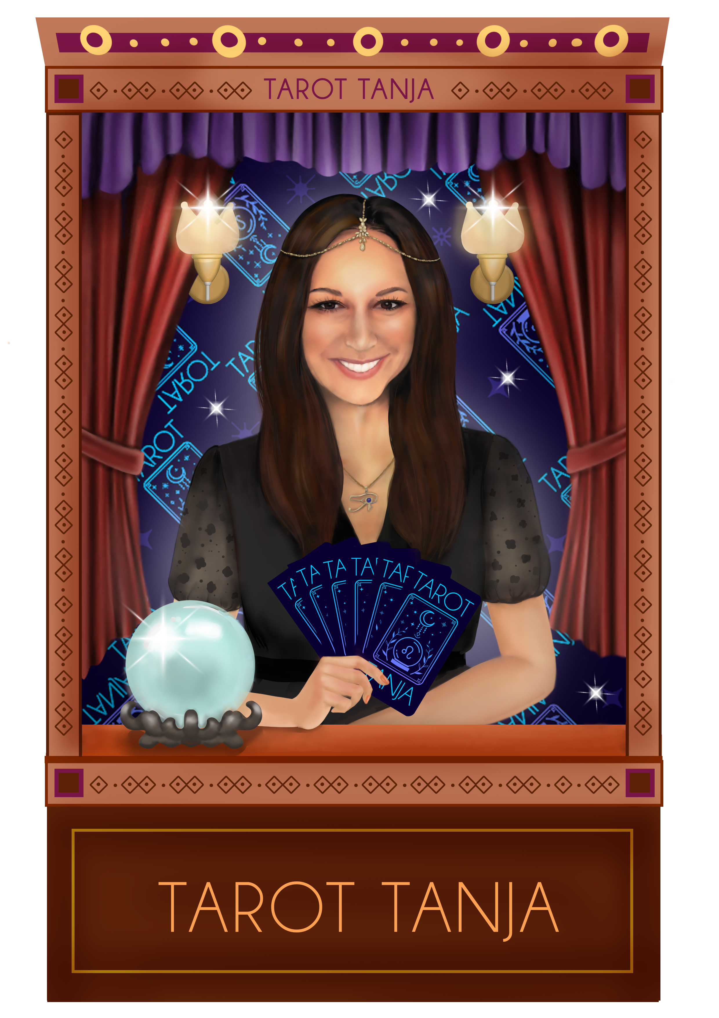 Design Illustration par Mavis Goh pour Tarot mit Tanja | Design #29625350