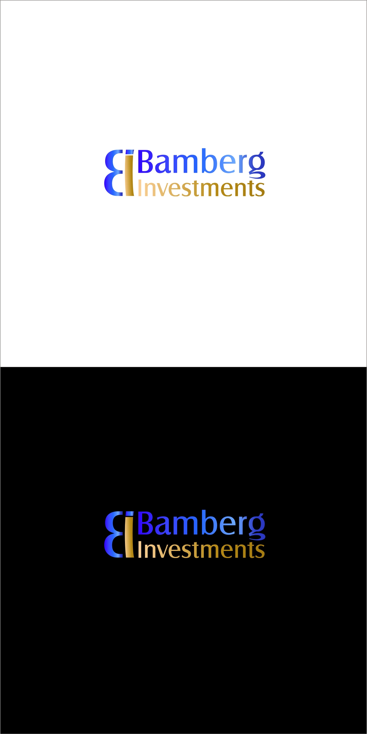 Serious, Modern Logo Design for Bamberg Investments by Haleem Design
