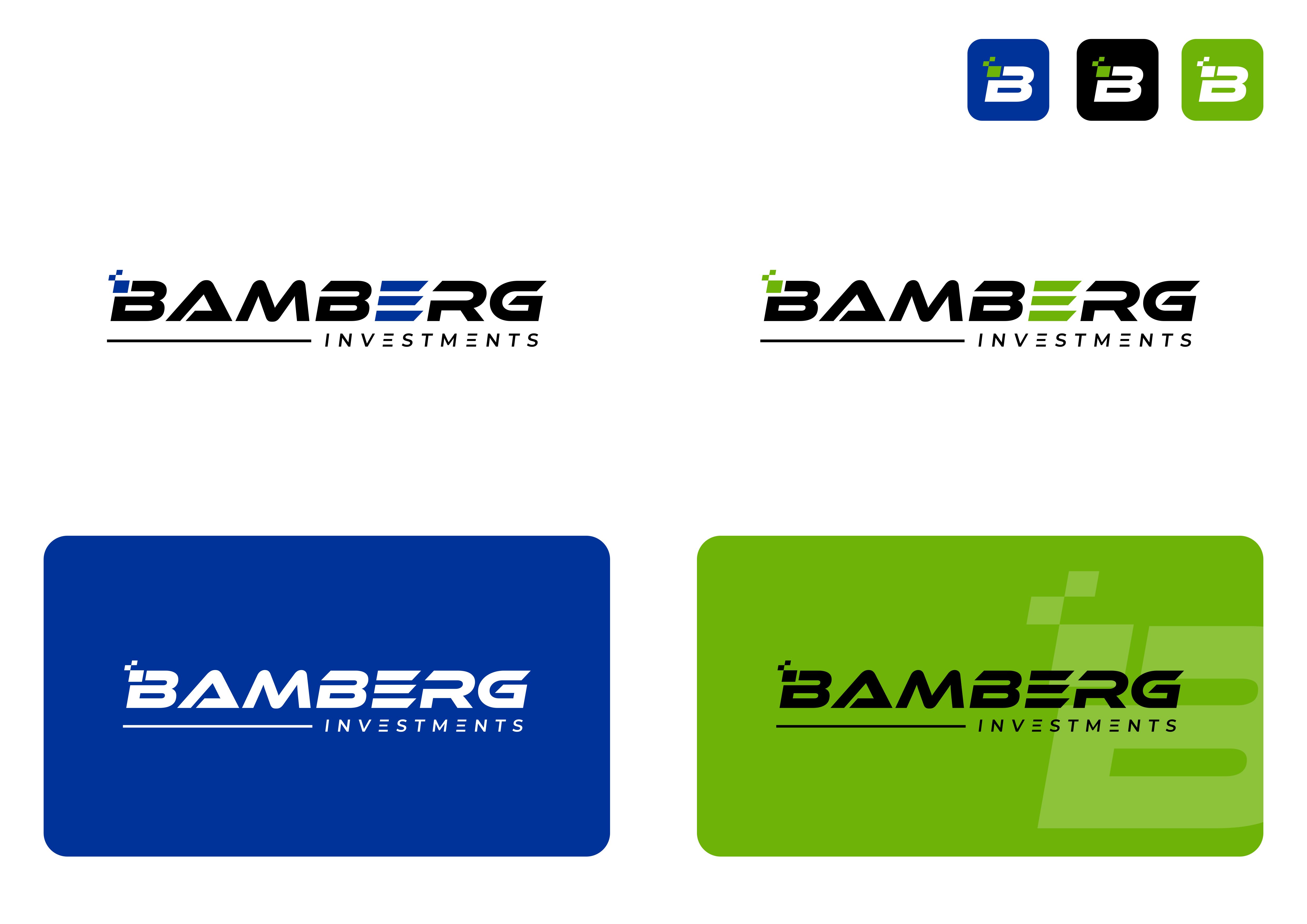 Serious, Modern Logo Design for Bamberg Investments by graphics1