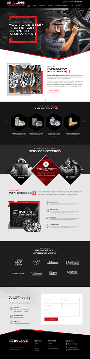 Wix Design by Blue Sparrow for this project | Design: #29615332