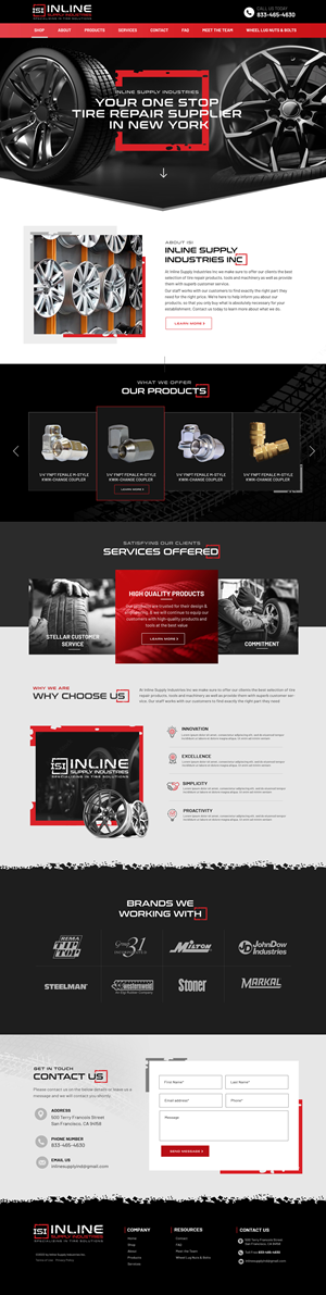 Wix Design by Blue Sparrow for this project | Design: #29615333