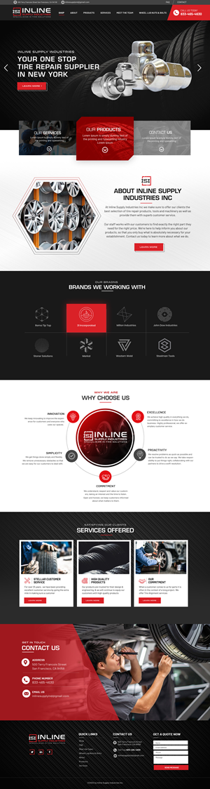 Wix Design by Blue Sparrow for this project | Design: #29617839