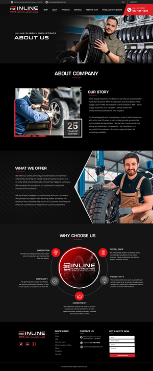 Wix Design by Blue Sparrow for this project | Design: #29624753