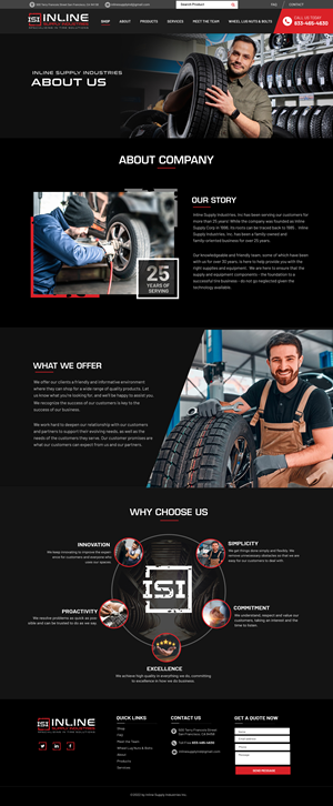 Wix Design by Blue Sparrow for this project | Design: #29683545
