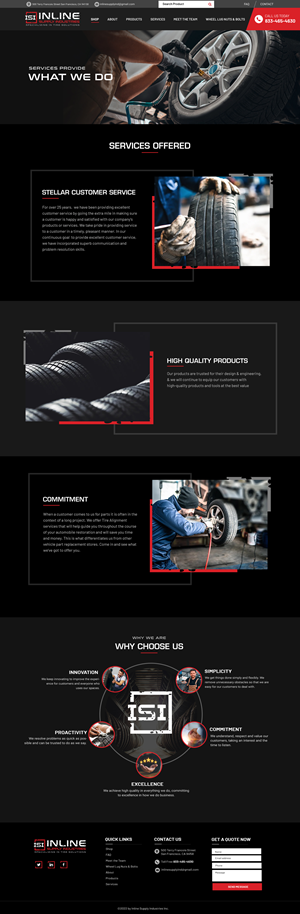 Wix Design by Blue Sparrow for this project | Design: #29683549