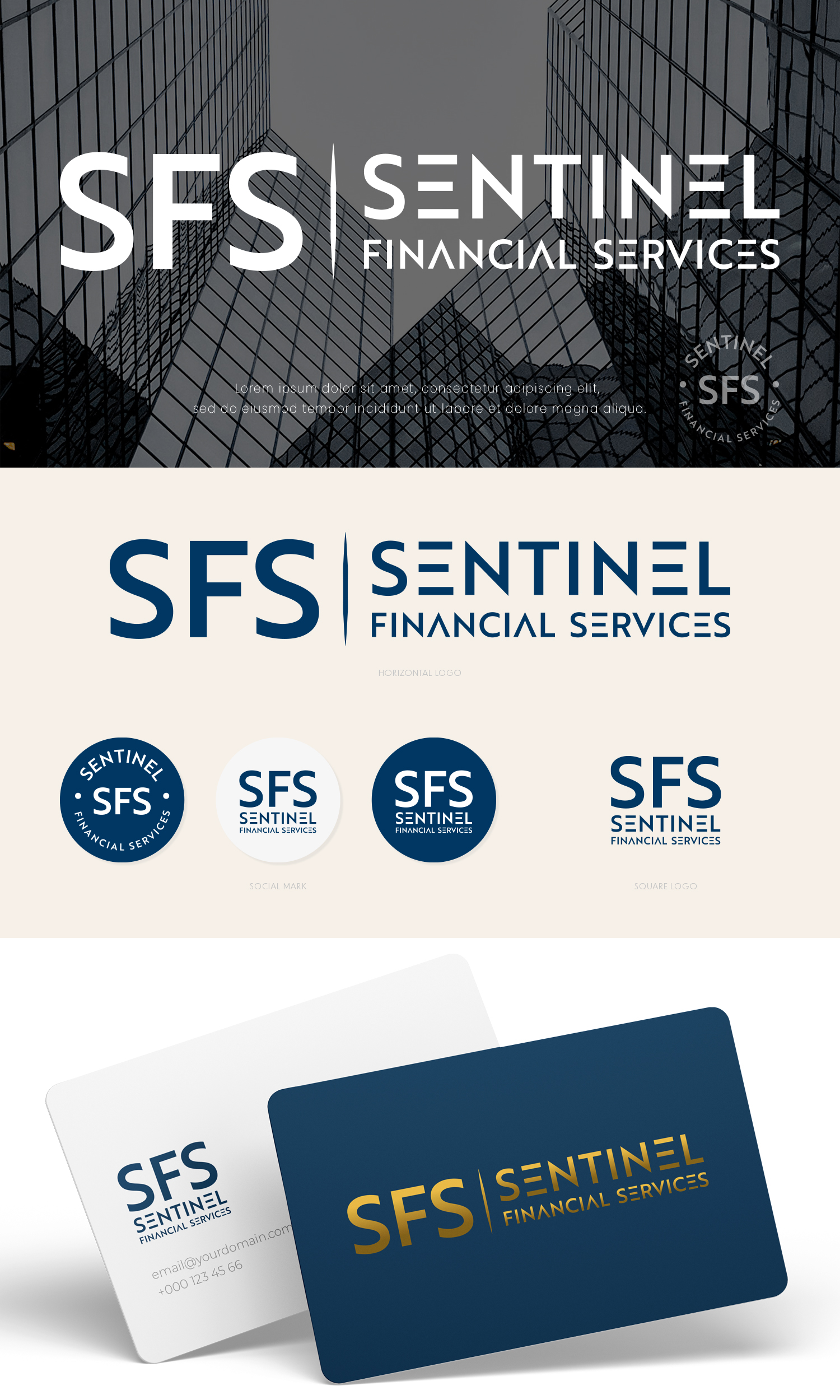 Logo Design by Modeform for Sentinel Financial Sercives | Design #29617723