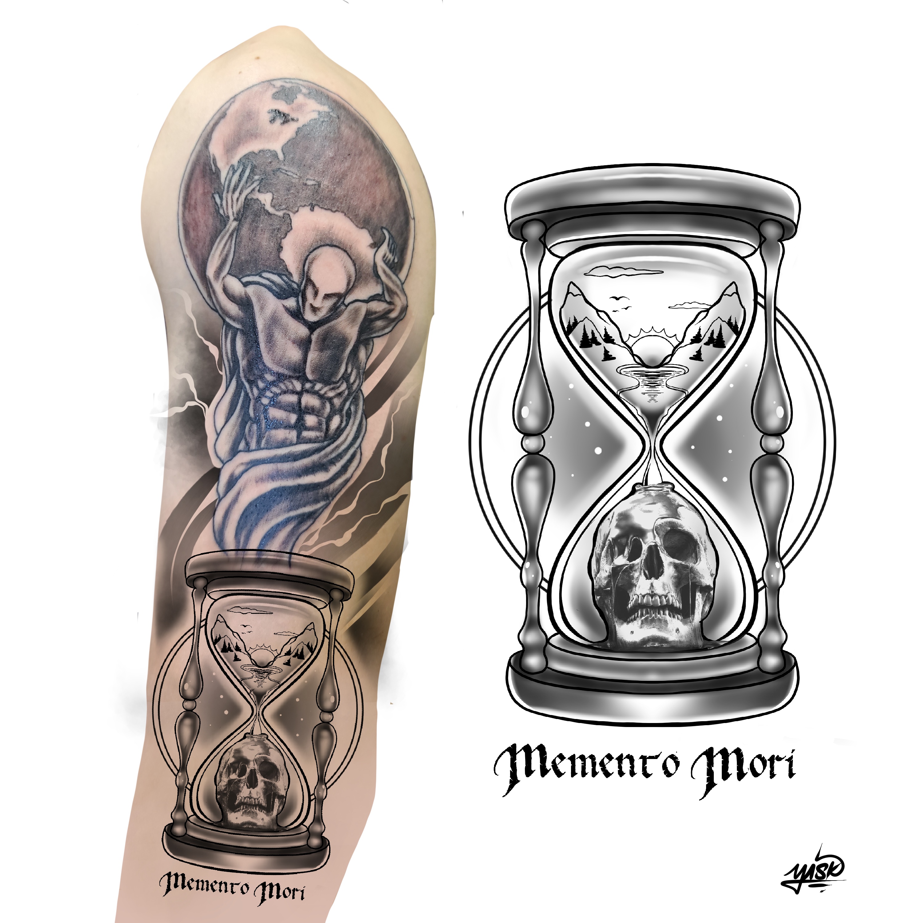 Tattoo Design by El Yisk 2 for this project | Design #29616704