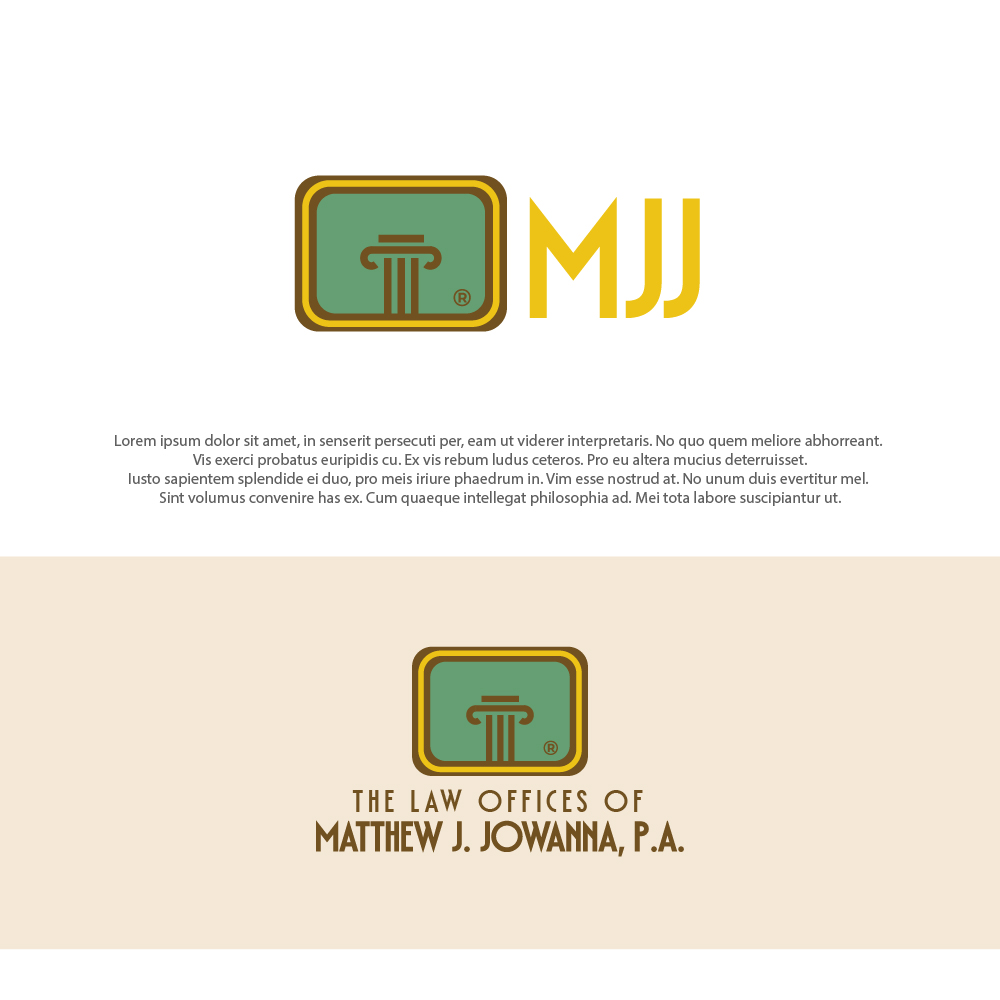 Logo Design by farady for The Law Offices of Matthew J. Jowanna, P.A. | Design #29619313