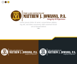 Design de Logo par tridsgn pour The Law Offices of Matthew J. Jowanna, P.A. | Design : #29622903