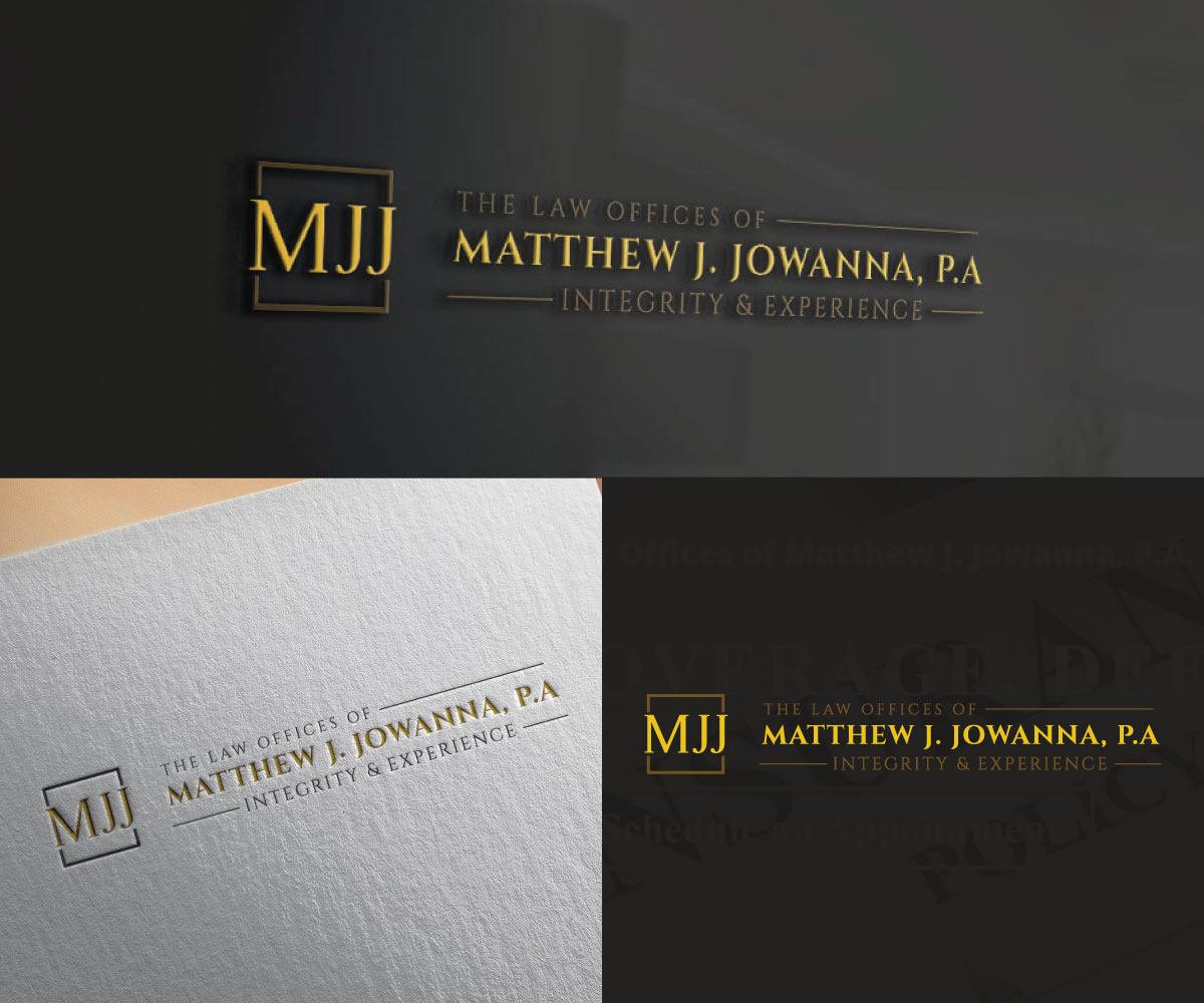Logo Design by Adi Graphics for The Law Offices of Matthew J. Jowanna, P.A. | Design #29622333