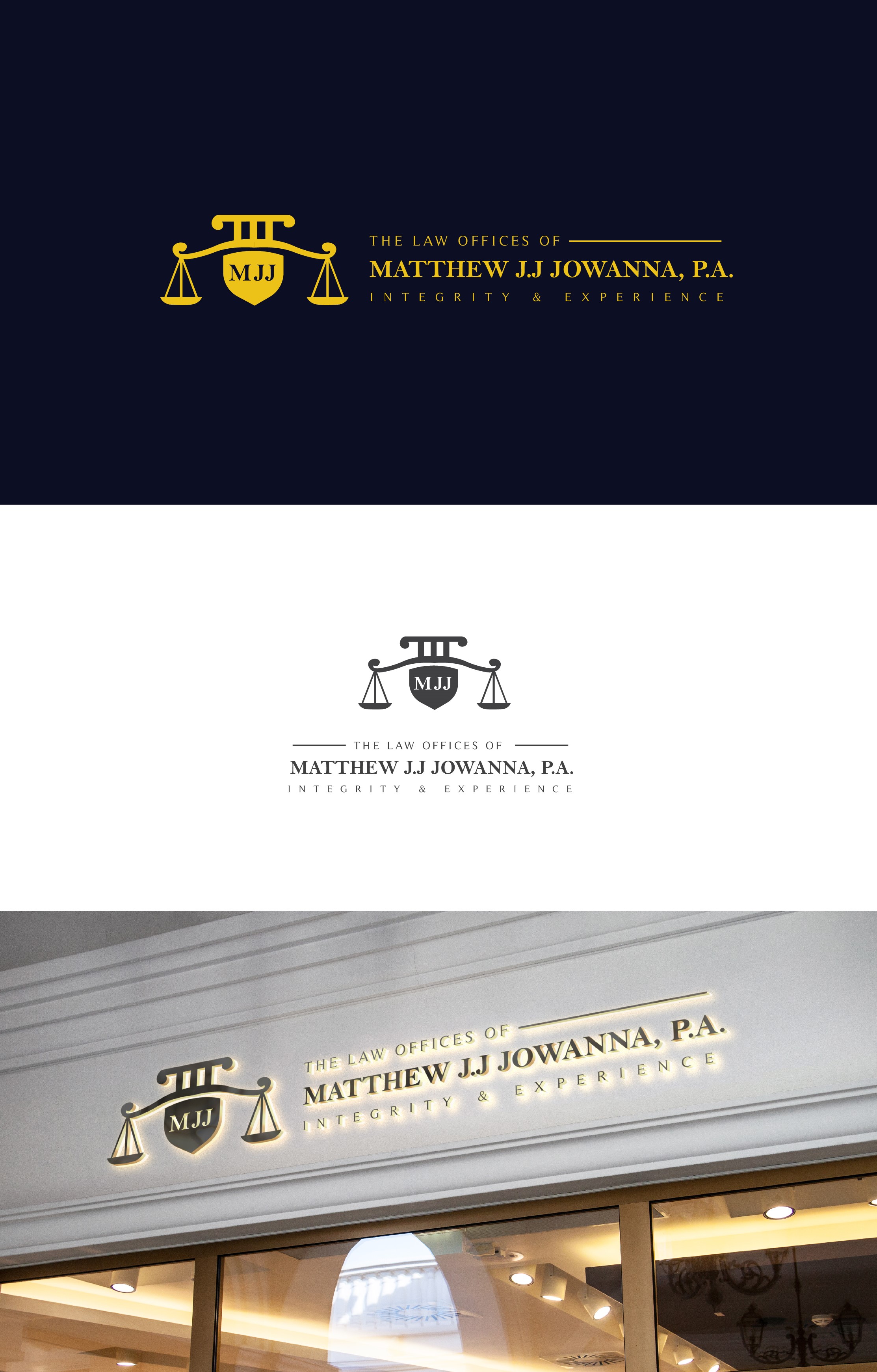Logo Design by RikoAji for The Law Offices of Matthew J. Jowanna, P.A. | Design #29635977