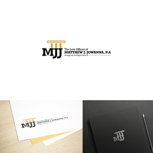 Logo Design by npikay for The Law Offices of Matthew J. Jowanna, P.A. | Design: #29625410