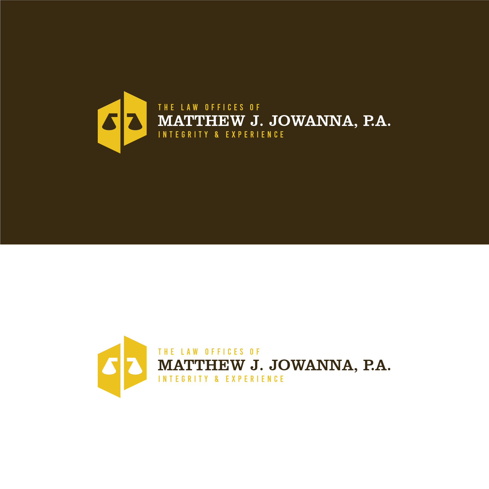 Diseño de Logo por the3kings para The Law Offices of Matthew J. Jowanna, P.A. | Diseño #29625685