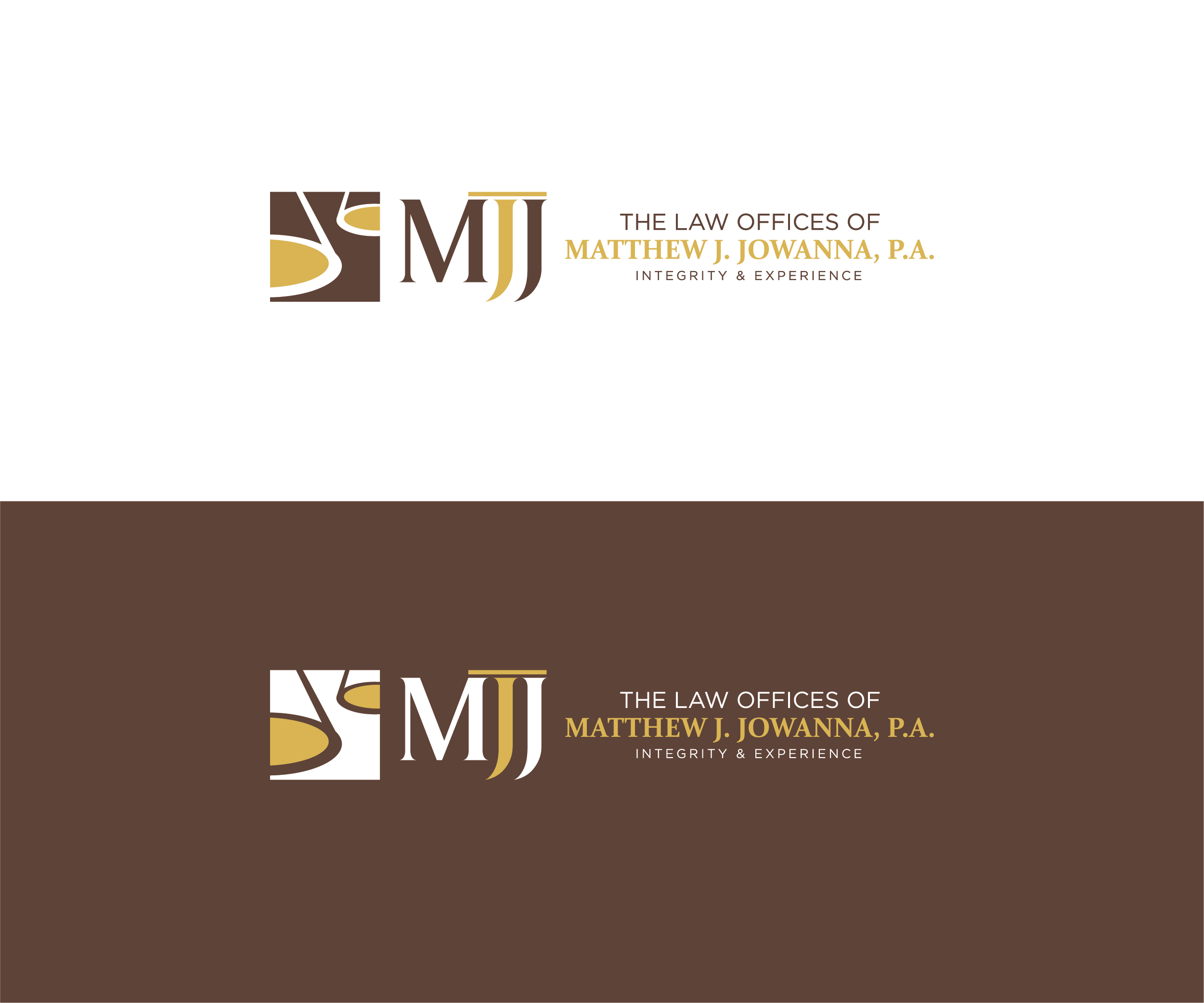 Diseño de Logo por Editeight26 para The Law Offices of Matthew J. Jowanna, P.A. | Diseño #29637611