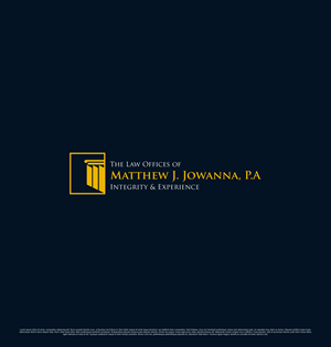 Logo Design by saesean for The Law Offices of Matthew J. Jowanna, P.A. | Design: #29622445