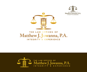 Logo Design by rastf2day for The Law Offices of Matthew J. Jowanna, P.A. | Design: #29620318