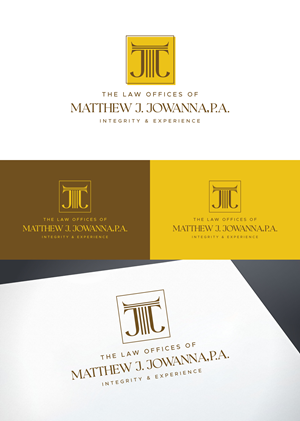 Logo Design by debdesign for The Law Offices of Matthew J. Jowanna, P.A. | Design: #29626057