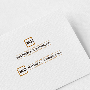 Logo Design by Om Art for The Law Offices of Matthew J. Jowanna, P.A. | Design: #29619459
