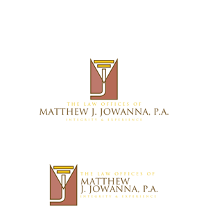 Logo Design by 3Guys for The Law Offices of Matthew J. Jowanna, P.A. | Design: #29627579