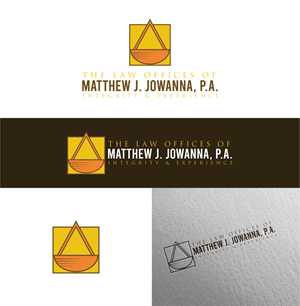 Logo Design by 3Guys for The Law Offices of Matthew J. Jowanna, P.A. | Design: #29627580