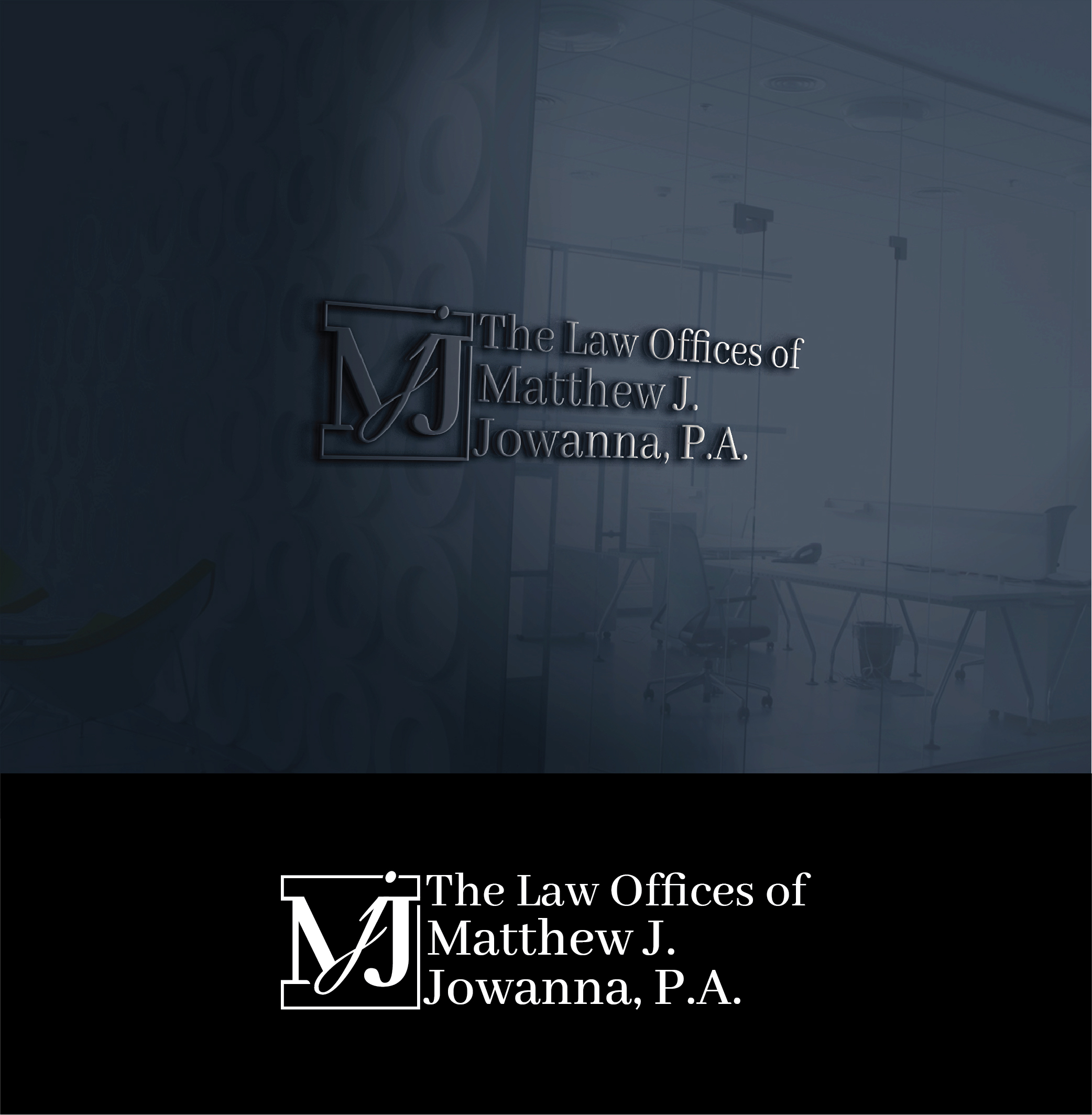 Logo Design by 3Guys for The Law Offices of Matthew J. Jowanna, P.A. | Design #29627585