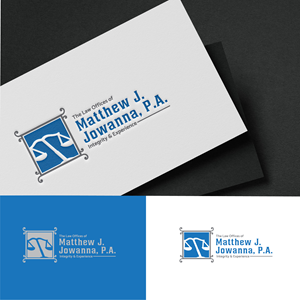 Logo Design by 3Guys for The Law Offices of Matthew J. Jowanna, P.A. | Design: #29627624