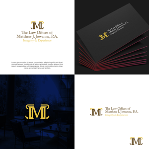 Logo Design by vramar.roy for The Law Offices of Matthew J. Jowanna, P.A. | Design: #29625053