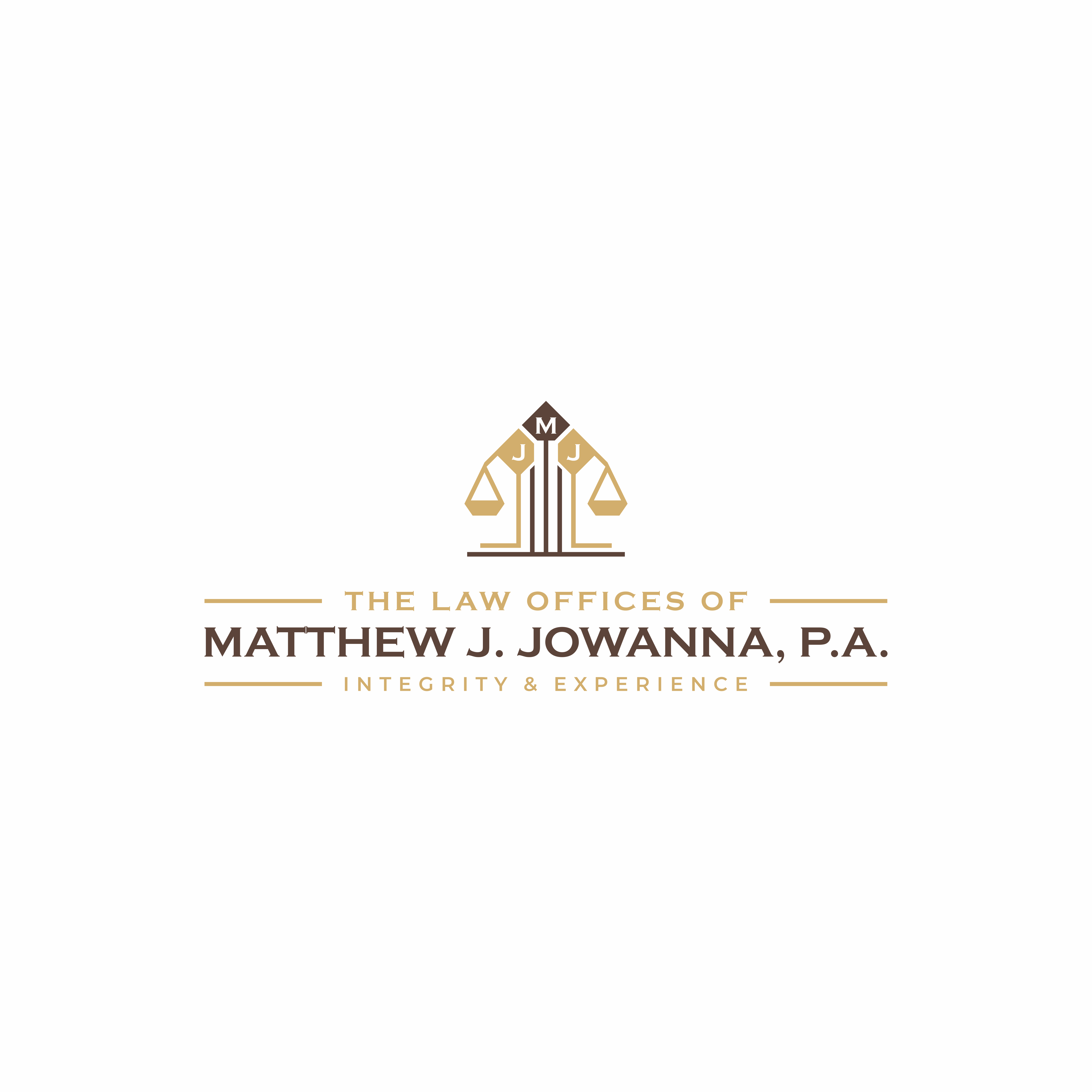 Logo Design by amrino_east for The Law Offices of Matthew J. Jowanna, P.A. | Design #29649841