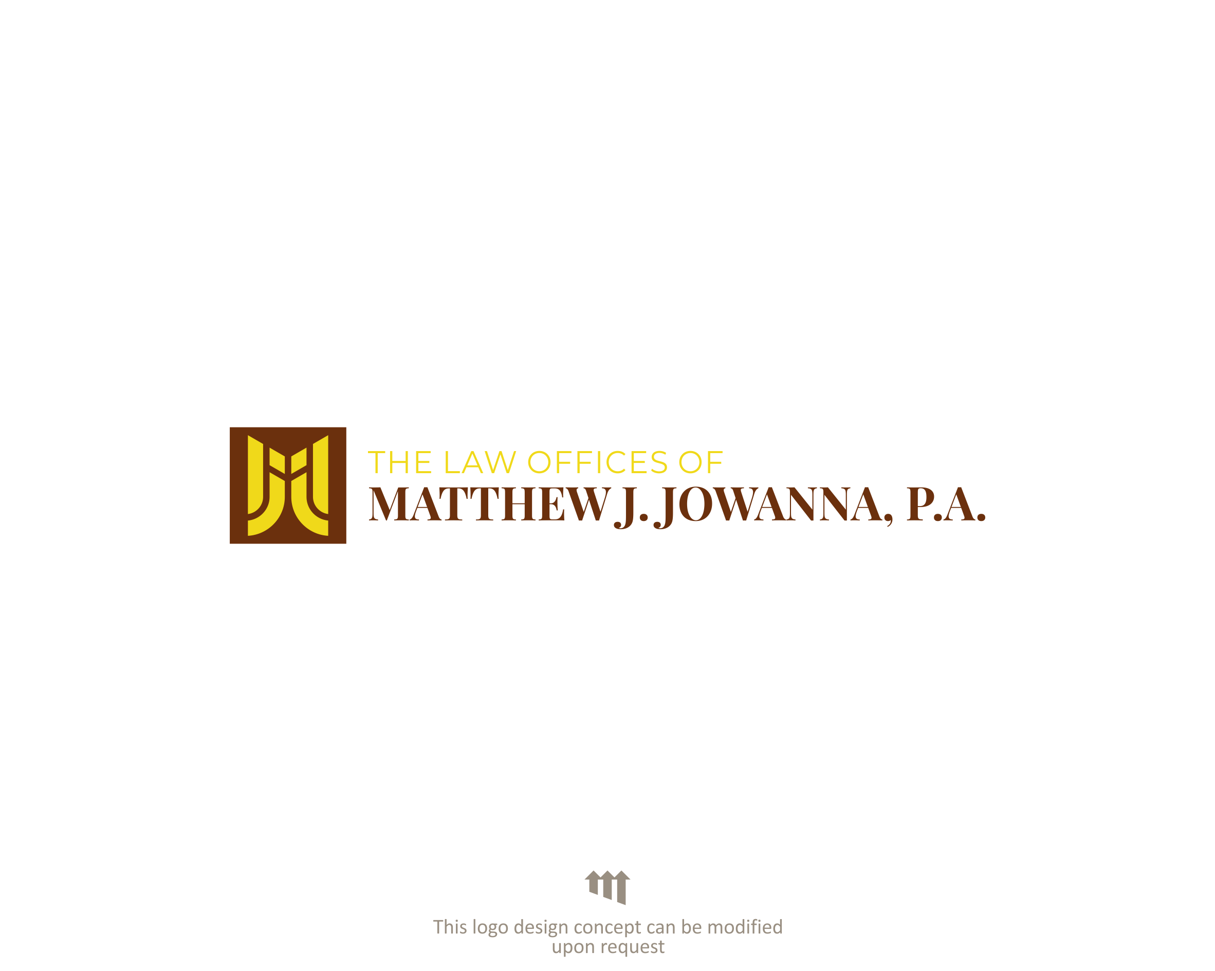 Logo Design by MBARO for The Law Offices of Matthew J. Jowanna, P.A. | Design #29632043