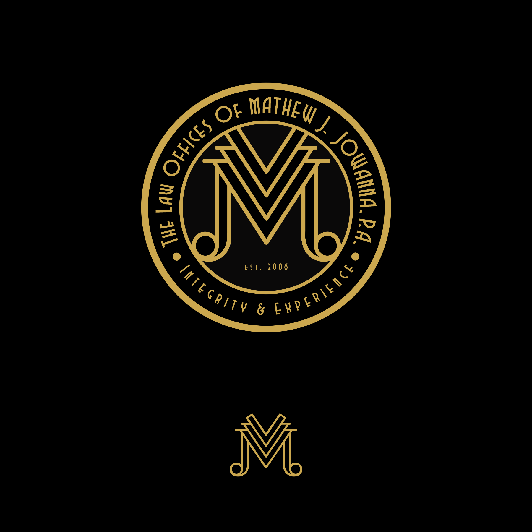 Design de Logo par Dennis Jackson Design pour The Law Offices of Matthew J. Jowanna, P.A. | Design #29626102