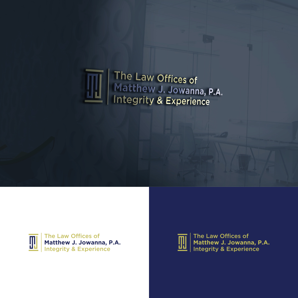 Logo Design by jo.art for The Law Offices of Matthew J. Jowanna, P.A. | Design #29624947