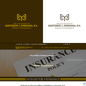 Design de Logo par Zain Arrosyid pour The Law Offices of Matthew J. Jowanna, P.A. | Design : #29629868