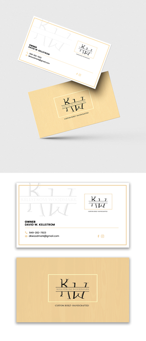 Visitenkarten-Design von Design Motion für Kellstrom Woodmark LLC. | Design: #29627658