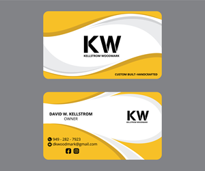 Business Card Design by Coloring Studio for Kellstrom Woodmark LLC. | Design #29627718