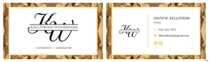 Business Card Design by pb for Kellstrom Woodmark LLC. | Design: #29628109