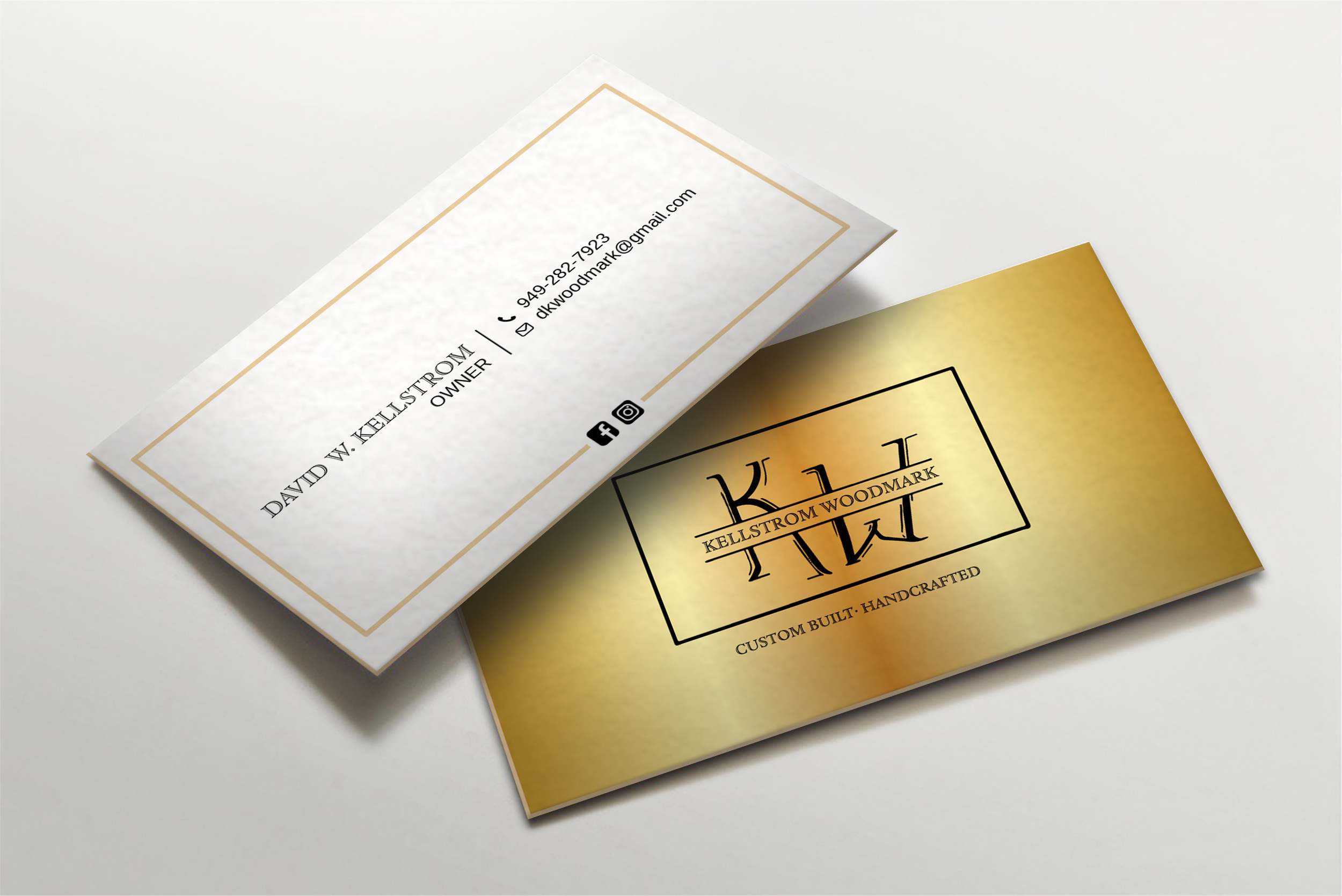 Visitenkarten-Design von LAXMI DESIGNHUB für Kellstrom Woodmark LLC. | Design #29624863