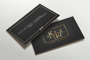 Business Card Design by LAXMI DESIGNHUB for Kellstrom Woodmark LLC. | Design: #29624869