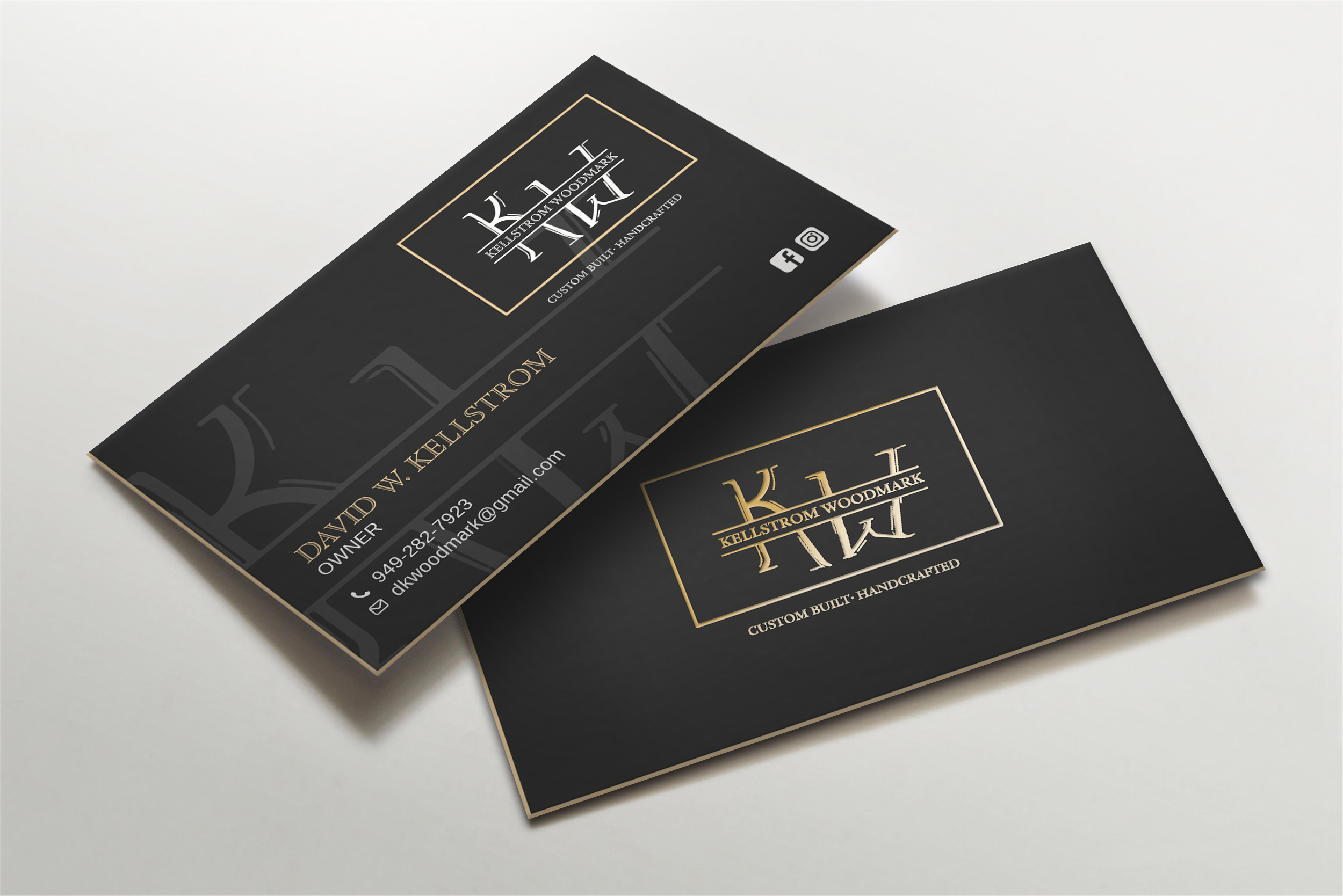 Business Card Design by LAXMI DESIGNHUB for Kellstrom Woodmark LLC. | Design #29624870