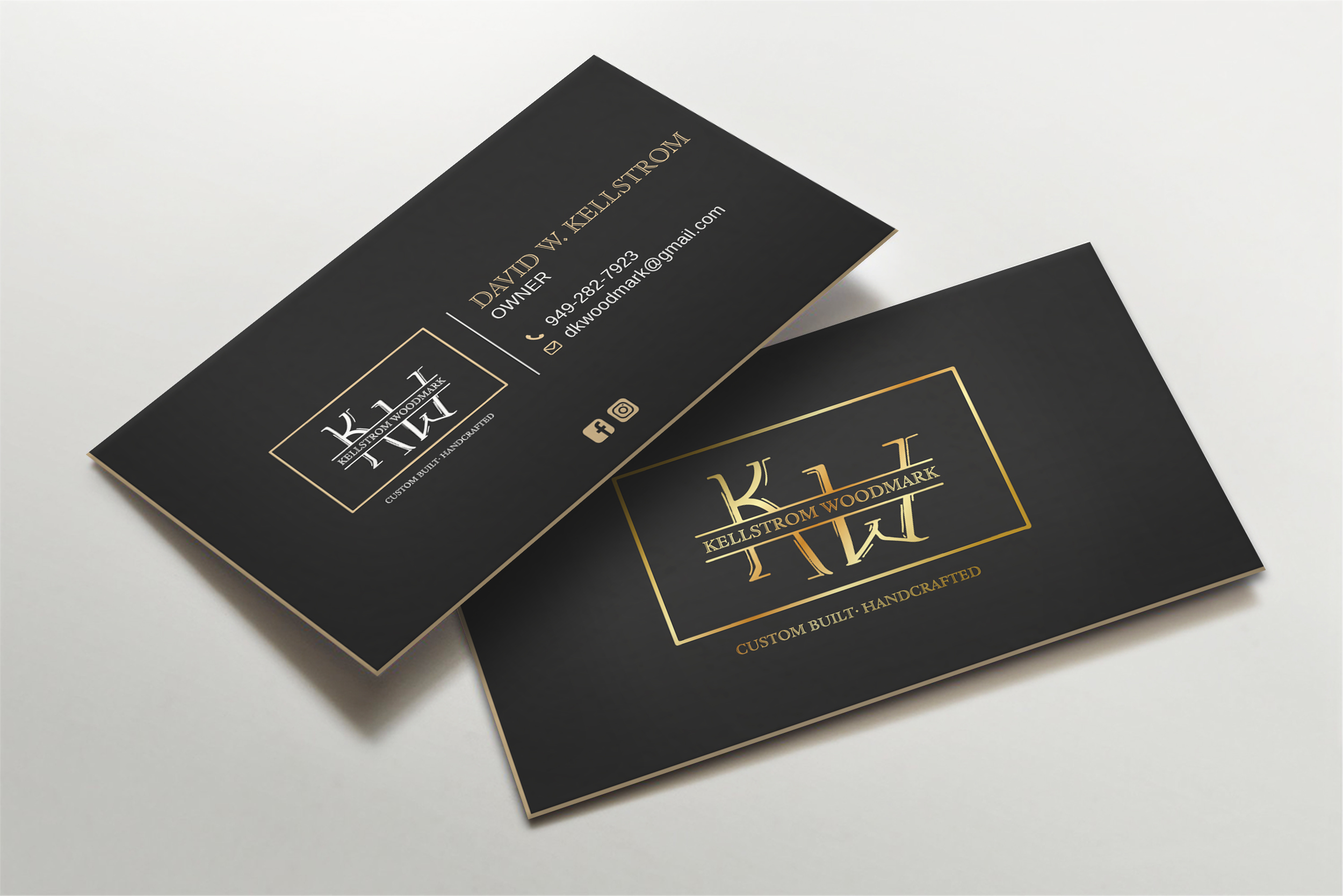 Visitenkarten-Design von LAXMI DESIGNHUB für Kellstrom Woodmark LLC. | Design #29624874