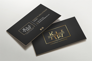 Business Card Design by LAXMI DESIGNHUB for Kellstrom Woodmark LLC. | Design: #29624874