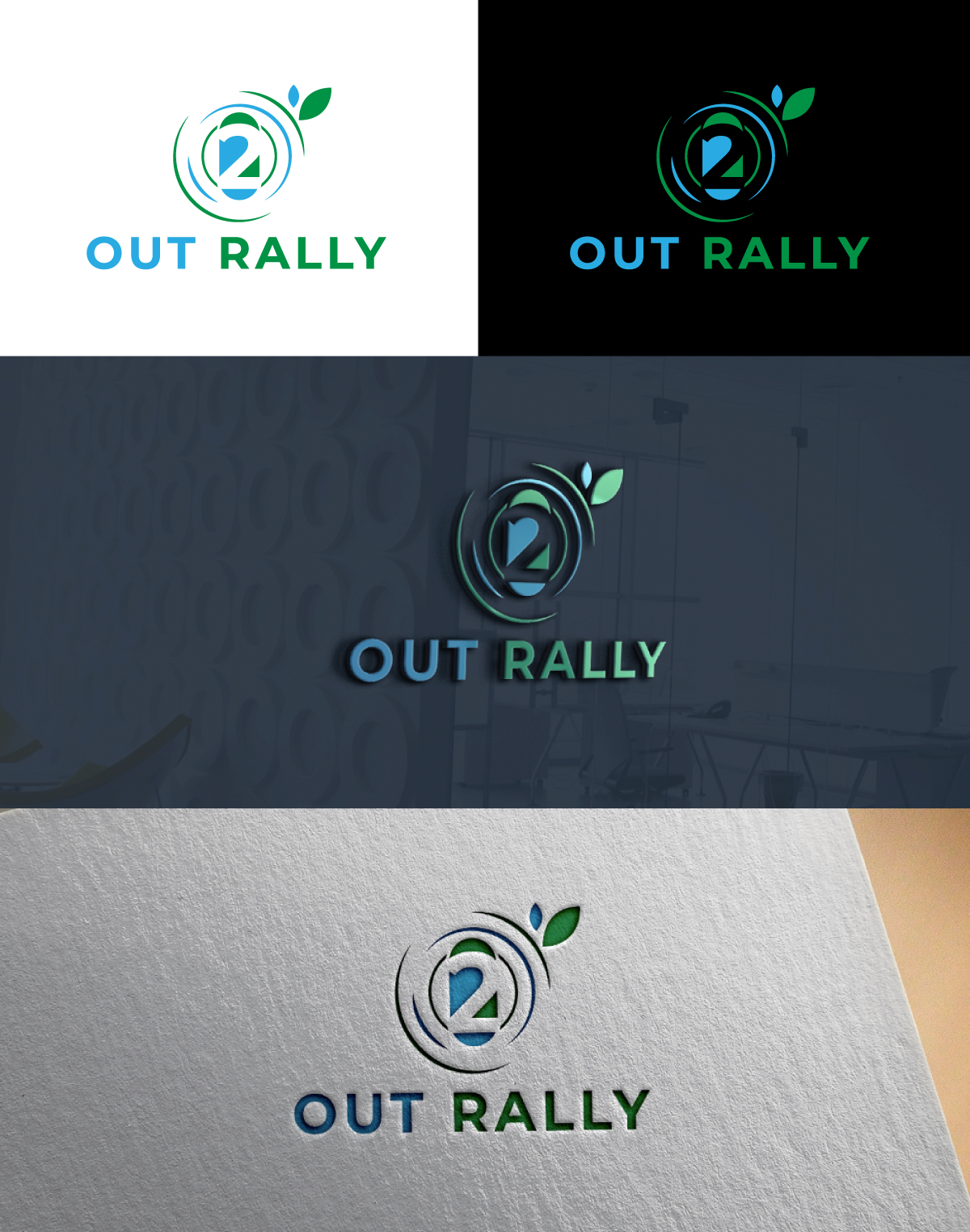 Logo Design by RS_Design for 2 Out Rally | Design #29620584