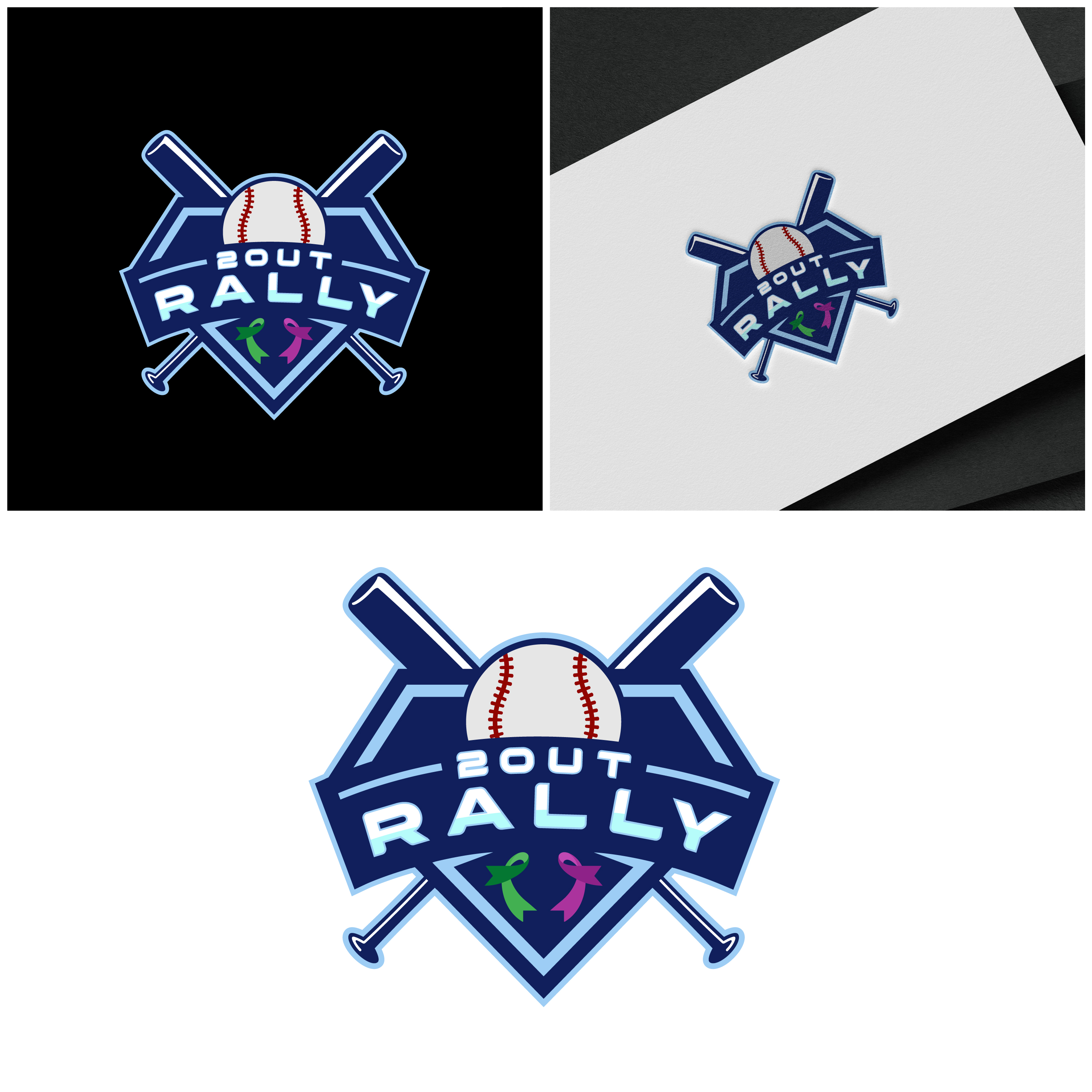 Logo Design by ICKE for 2 Out Rally | Design #29655300