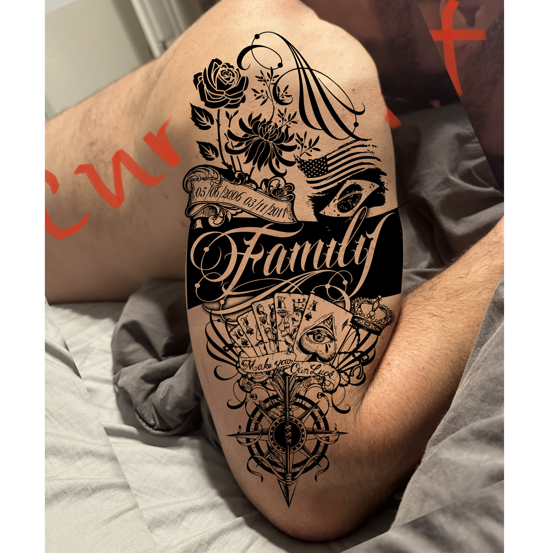 Tattoo Design by Jose Lopez ( Verified Pro Designer ) for this project | Design #29656057