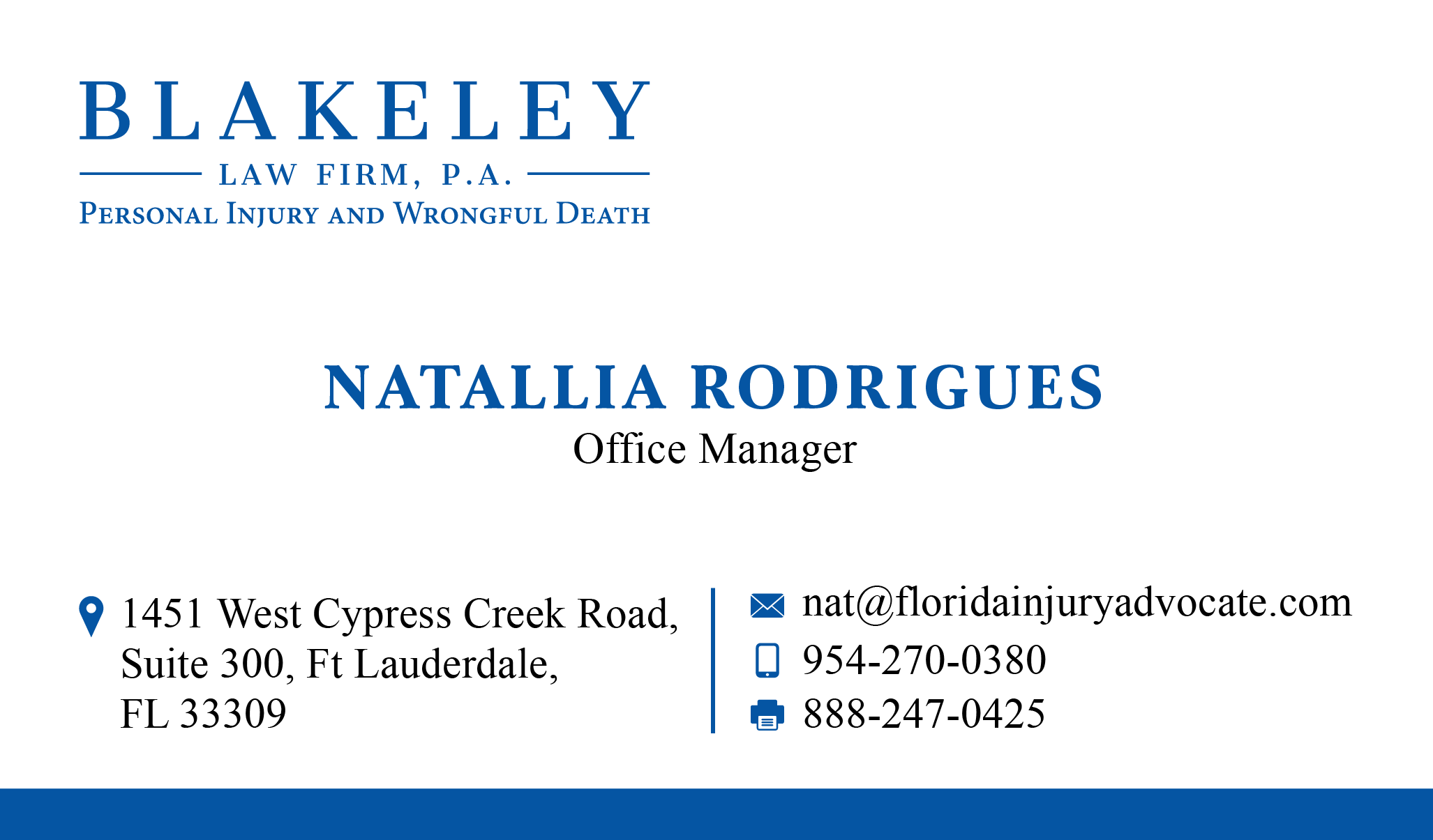 Diseño de Tarjeta de Presentación por Sandaruwan para Blakeley Law Firm | Diseño #29633139