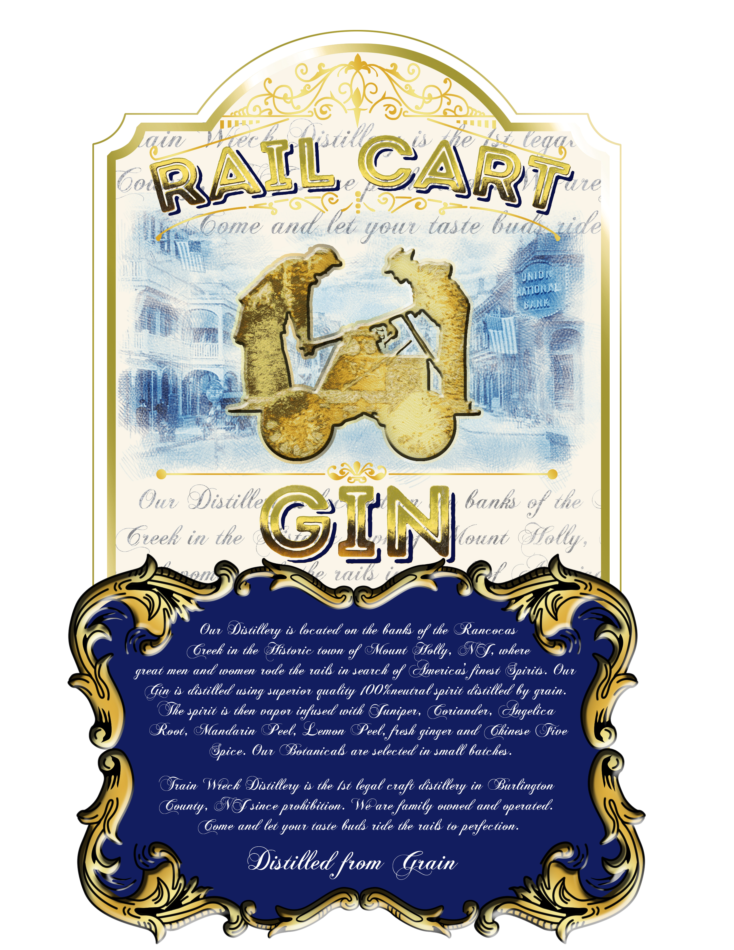 Packaging Design by Ayra Baet for Train Wreck Distillery | Design #29672268