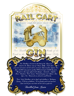 Packaging Design by Ayra Baet for Train Wreck Distillery | Design: #29672268