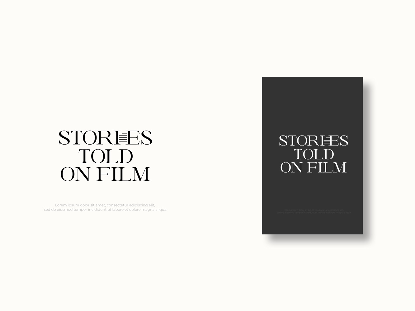 Logo Design by Locke+ for Stories Told on Film | Design #29634313
