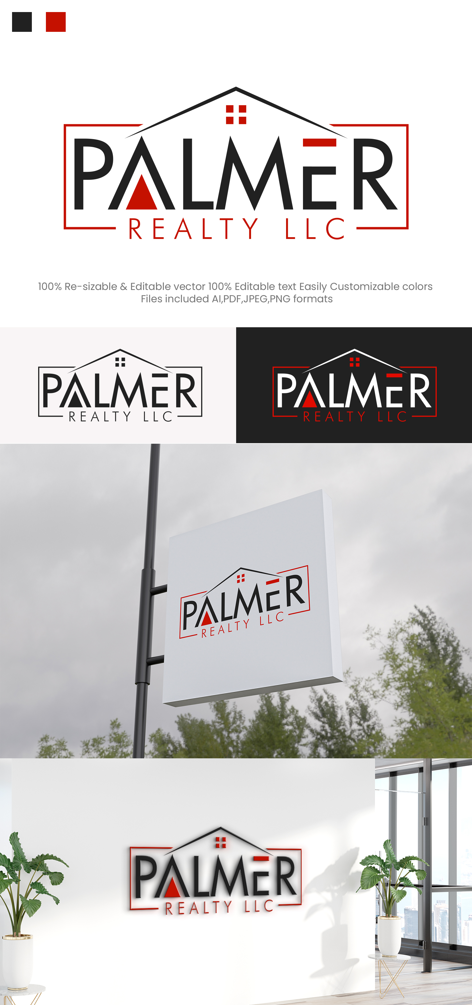 Logo Design by Design Athics for Palmer & Palmer Realty LLC | Design #29639572