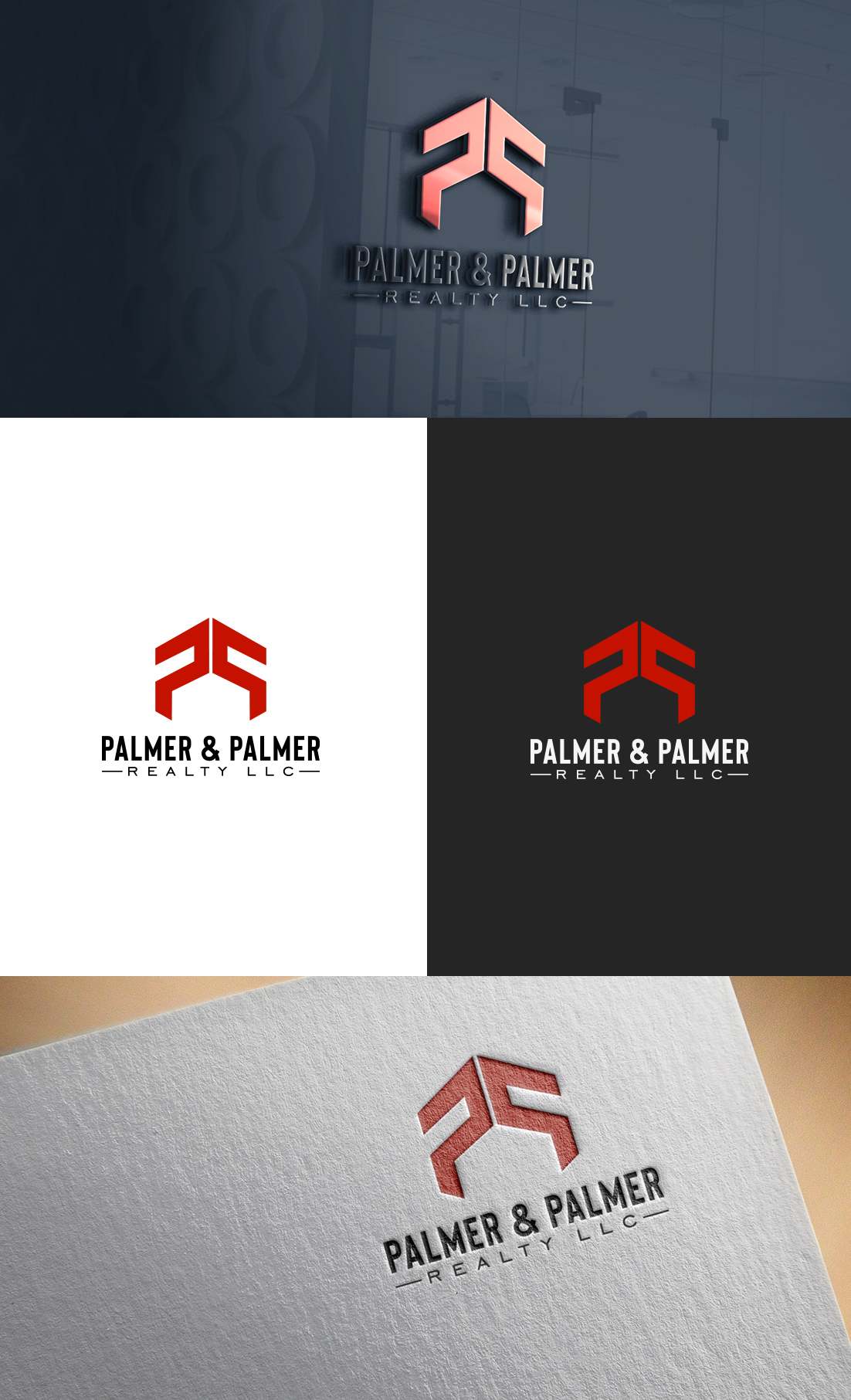 Logo Design by GLDesigns for Palmer & Palmer Realty LLC | Design #29633182