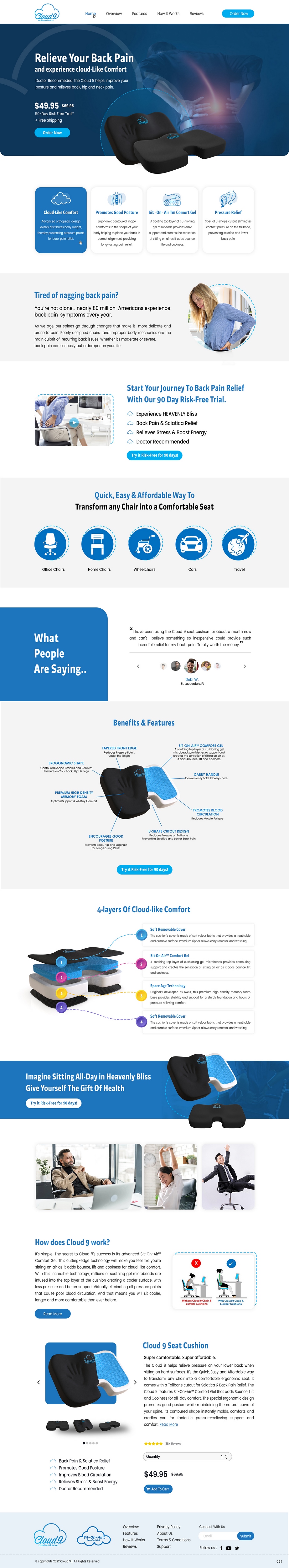 Diseño de Shopify por pb para Cloud 9 Pillows & More  LLC  | Diseño #29641002